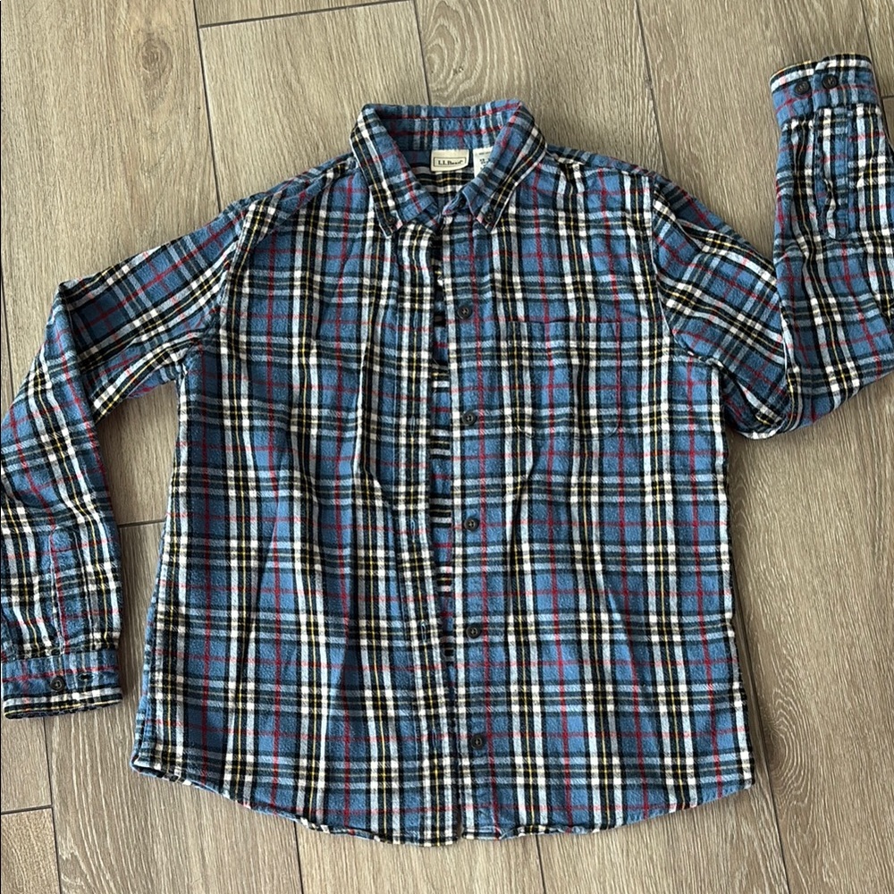 Blue Plaid Shirt
